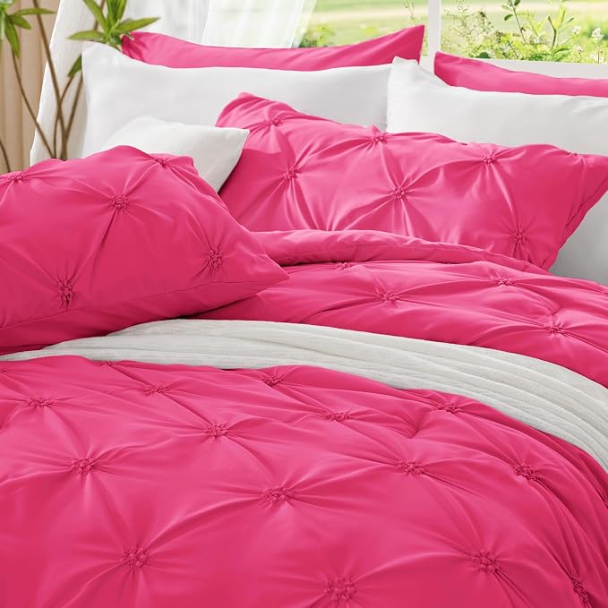 BEDELITE Hot Pink Twin Comforter Set - Image 6