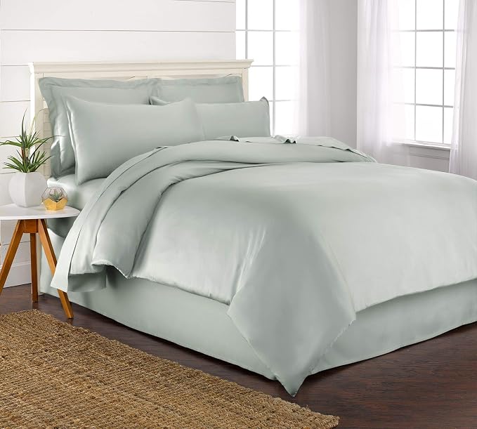 Twin Duvet Cover by Pure Bamboo, 2 Piece Set, Genuine 100% Organic Viscose by PureBamboo