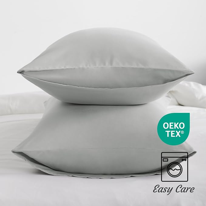 NTBAY Queen Pillow Cases Set of 2, 2 Pack Brushed Microfiber 20x30 Pillow Cases - Image 5
