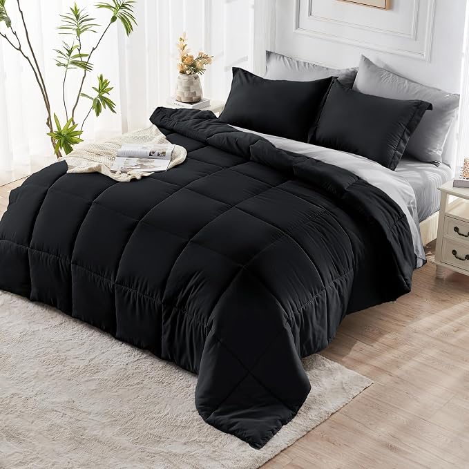 JOLLYVOGUE Full Comforter Set, Ultra-Soft Bed in a Bag Full Size 7 Pieces - Image 8