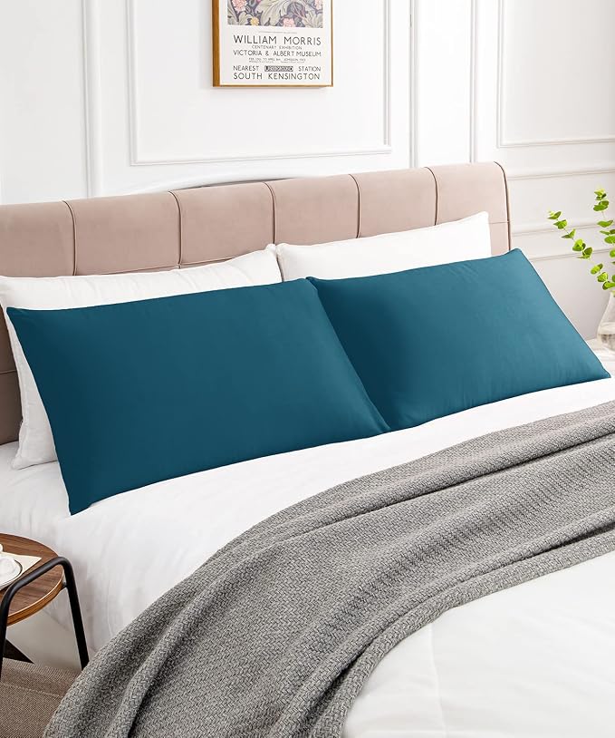 Warmstar Cotton Pillow Cases Queen Size Set of 2, 600 Thread Count Pillowcases - Image 2