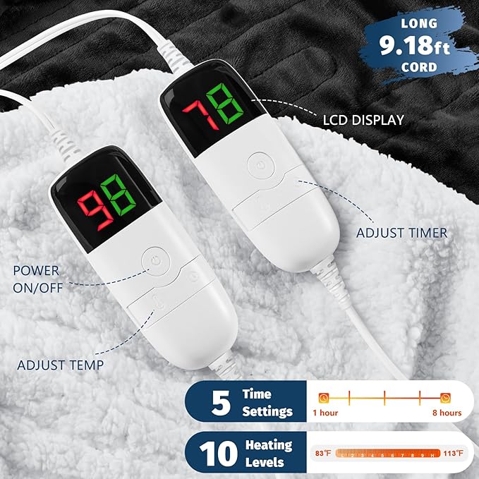 Heated Electric Blanket King Size - Image 3