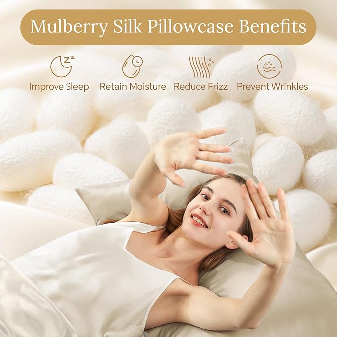 INFIIXSO Mulberry Silk Pillowcase - Image 2