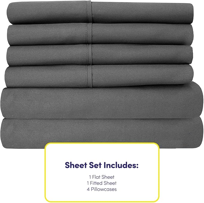 Sweet Home Collection 6 Piece 1500 Supreme Collection Brushed Microfiber Deep - Image 4
