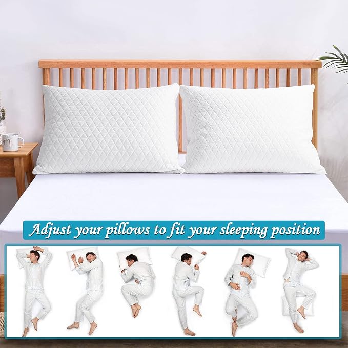 KEYOOHOME Shredded Memory Foam Pillows - Image 8