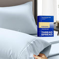 Thread Spread 100% Egyptian Cotton Pillow Cases Queen Size Set of 2 by THREADSPREAD