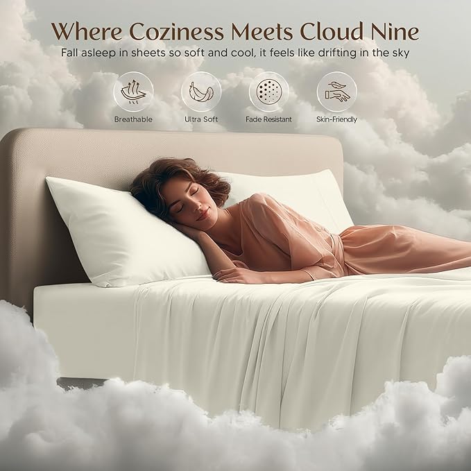 Utopia Bedding Full Size Sheet Set – 4 Piece Bed Sheets, Soft and Breathable - Image 6