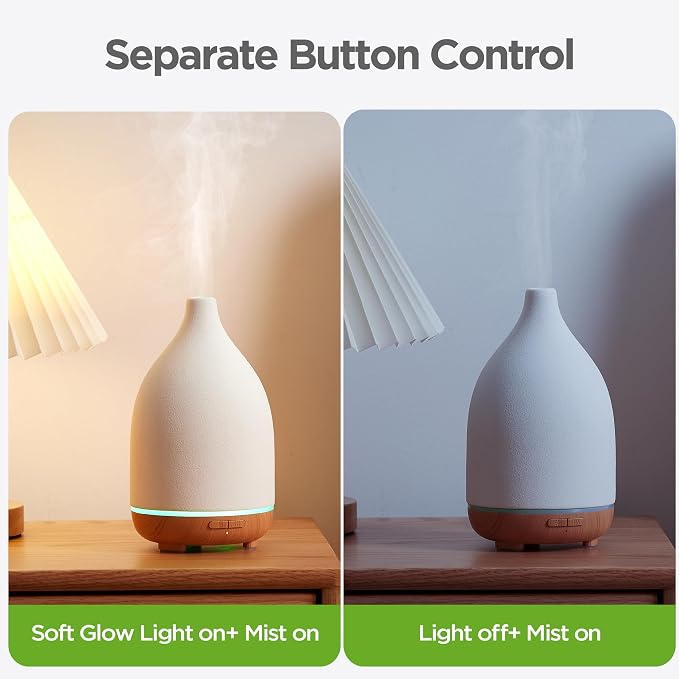 InnoGear Oil Diffuser, 150ML Ceramic Diffuser - Image 4