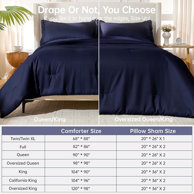 MUXHOMO MUXHOMOTwin/Twin XL Comforter Set, All Season Ultra Soft Down - Image 8