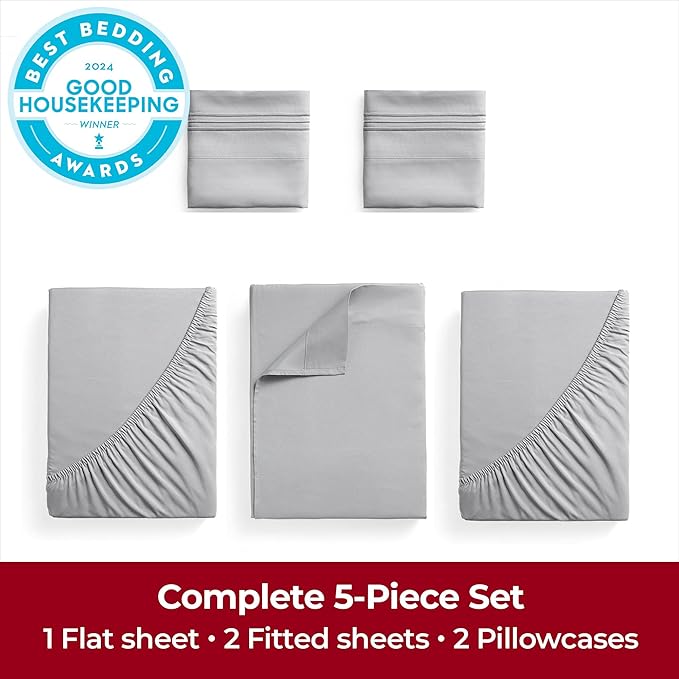 Mellanni Extra Deep Split King Sheets - Image 4