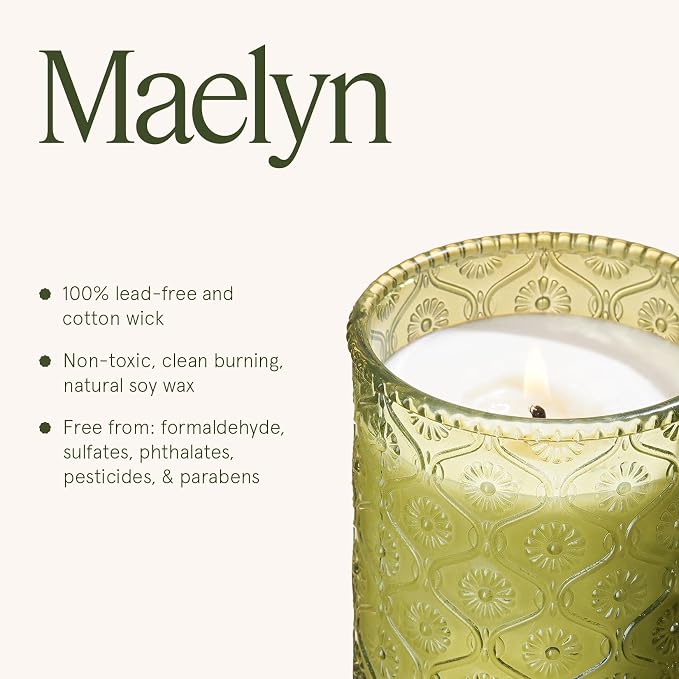 LA JOLIE MUSE Starlit Golden Fir Scented Candle | Cedarwood, Patchouli & Fir - Image 6