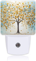 Plug in Night Lights Golden Tree Of Life Oil Painting Nightlight Plug Into Wall by Uiaoiais