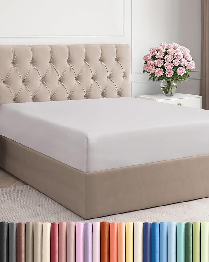 Cal King Fitted Bed Sheet by CGKUnlimited