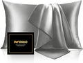 INFIIXSO Mulberry Silk Pillow Case King Size, Silk Pillowcase by INFIIXSO