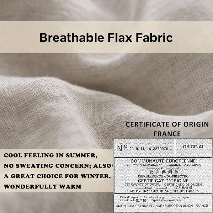 Simple&Opulence 100% French Linen Euro Shams - Image 3