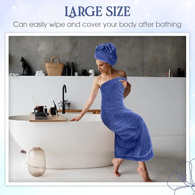 Peryiter Oversized Bath Towels Set of 6 - Image 5