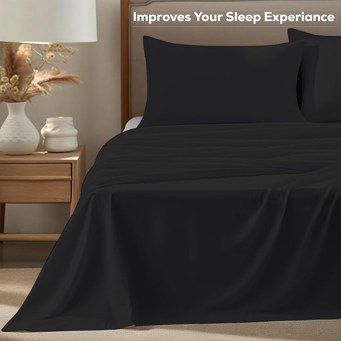 GOLD TEXTILES Queen Flat Sheet 12 Pack – Brushed Microfiber Top Sheets - Image 6