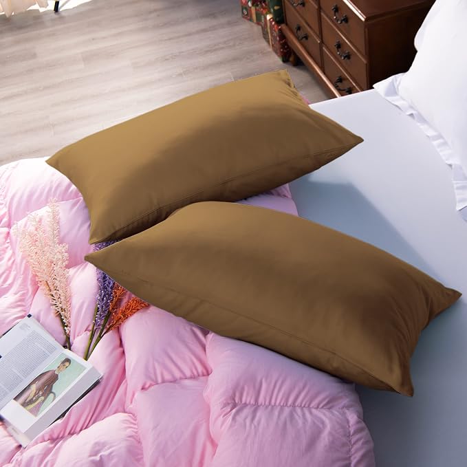 NTBAY Egyptian Cotton Queen Pillowcases - Image 2