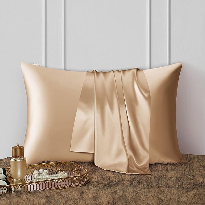 DISANGNI Silk Indulgence Set: Premium 22 Momme Mulberry Silk Pillowcase & Eye - Image 2