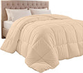 Utopia Bedding King Comforter Duvet Insert, Quilted Beige Comforter by UTOPIABEDDING