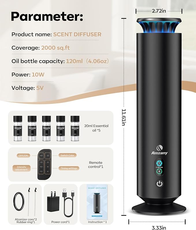 Waterless Scent Diffuser Kit, Scent Diffuser - Image 7