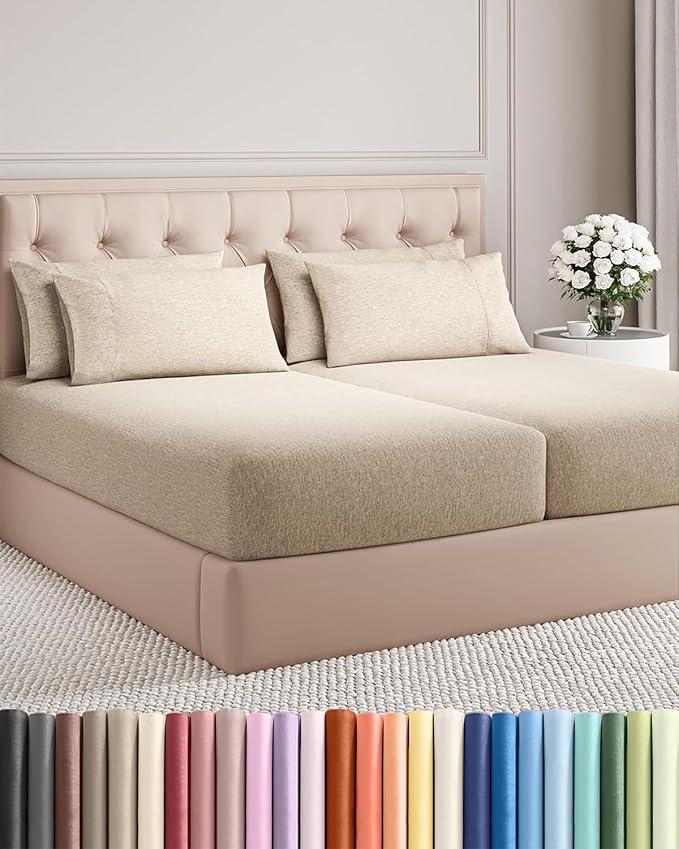 Split King 7 Piece Sheet Set by CGKUnlimited