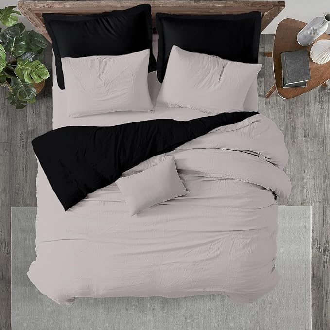 Kotton Culture 3 Pc King Size Duvet Cover Set- 100% Egyptian Cotton 600 Thread by KottonCulture