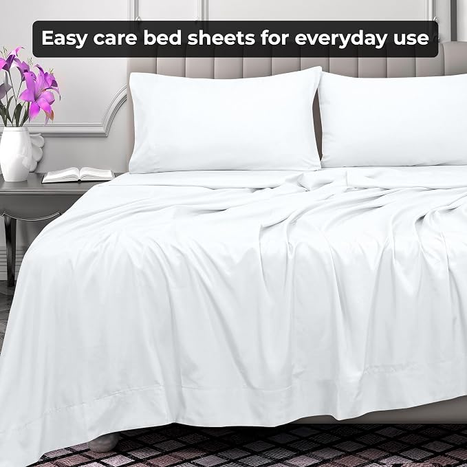 Royale Linens King Flat Sheet Only - Image 6