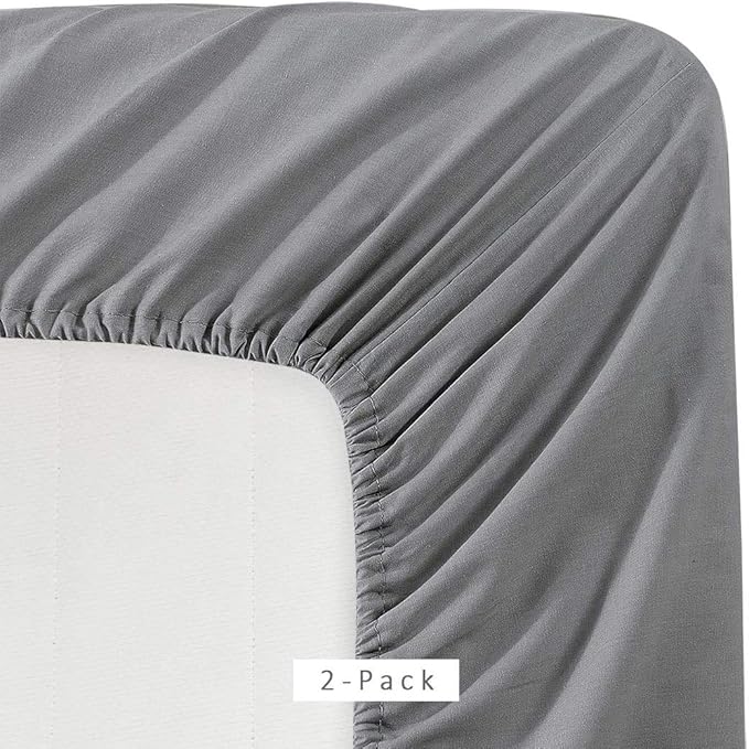 Microfiber 2 Twin Fitted Bottom Bed Sheets 1800 Ultra Soft and Comfy - Image 2