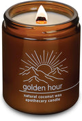 Hemlock Park Golden Hour Apothecary Hand-Poured Scented Candle | Crackling Wood by HemlockPark