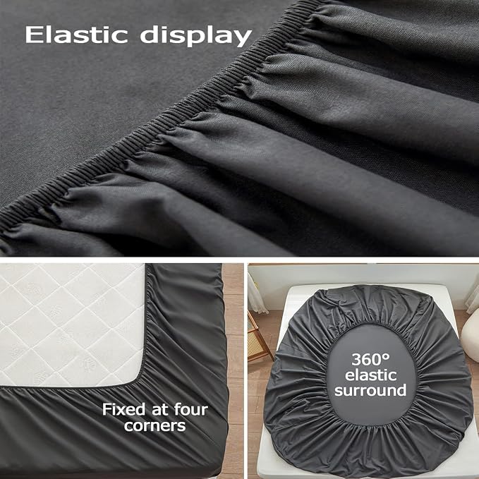 Bedding King Size Fitted Sheet Only - Image 4
