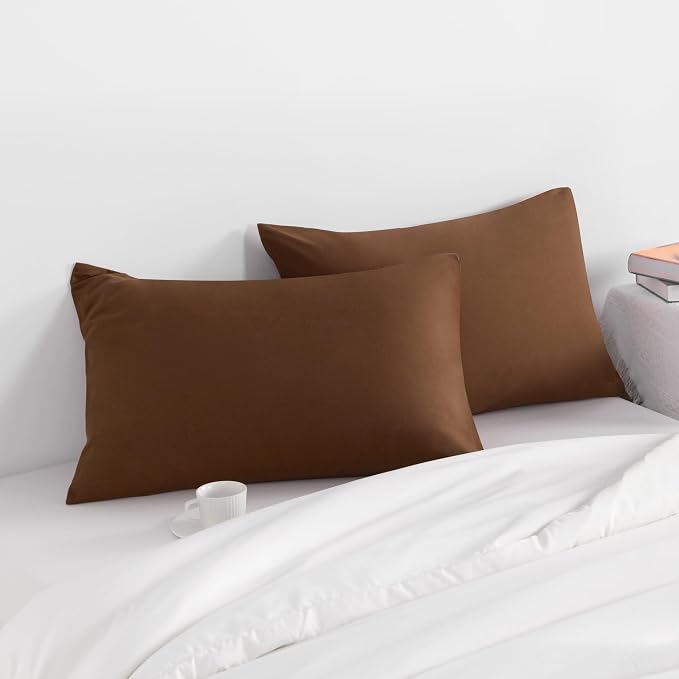 NTBAY King Pillow Cases Set of 2, 2 Pack Brushed Microfiber 20x40 Pillow Cases - Image 2