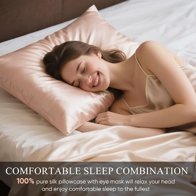 100% Mulberry Silk Pillowcase 22 Momme - Image 2