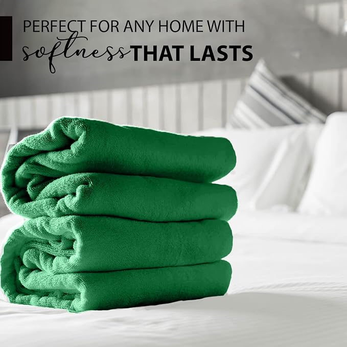 KAHAF COLLECTION 100% Cotton Bath Towels, 24x48 Pack of 6 Towels, Quick Dry - Image 6
