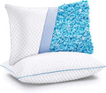 VVZ Cooling Bed Pillows King Size Set of 2, Shredded Memory Foam Pillows by VVZ