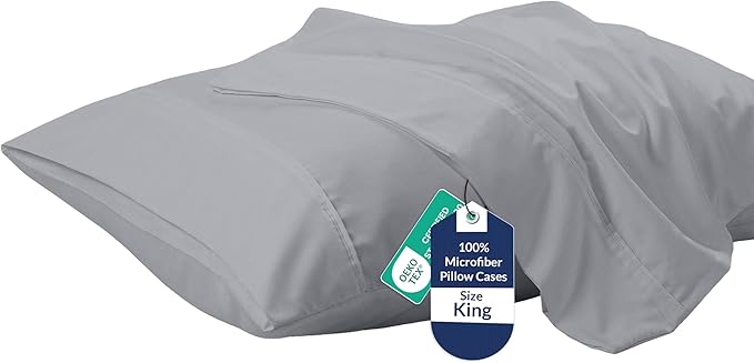 Royale Linens King Pillowcase Set of 2 by ROYALELINENS