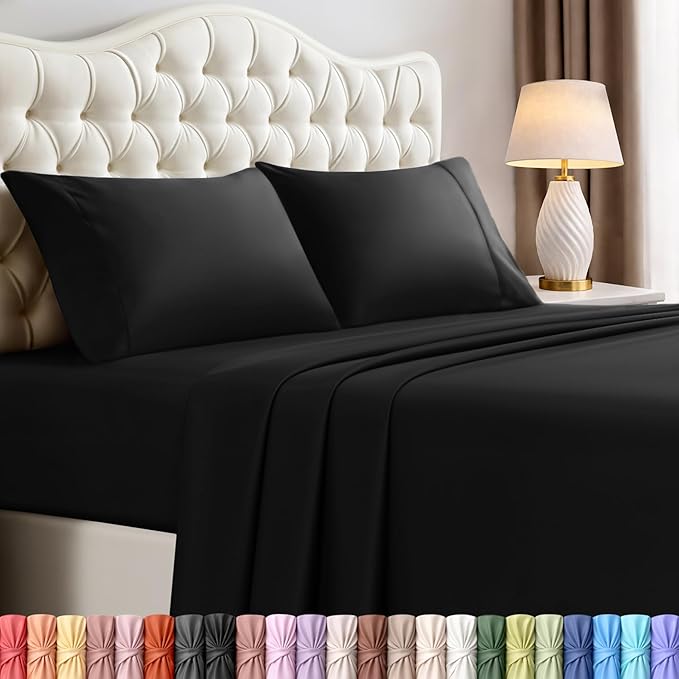 Utopia Bedding King Size Sheet Set – 4 Piece Bed Sheets, Soft and Breathable by UTOPIABEDDING