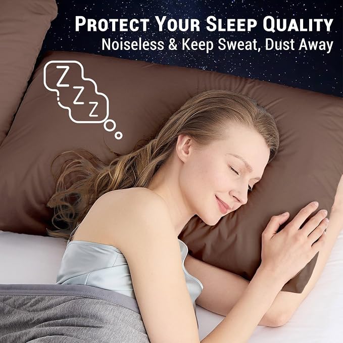 Gogreen Bamboo Rayon Waterproof Pillow Protector, Breathable Pillow Cover - Image 5