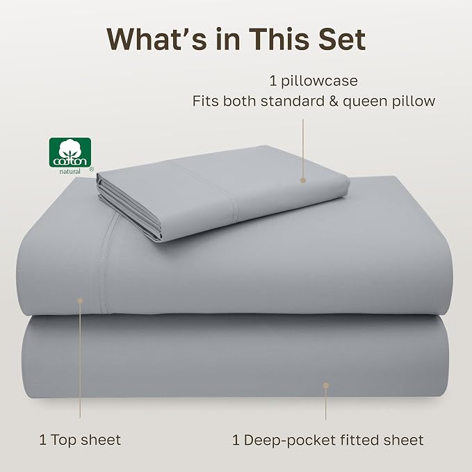 California Design Den Twin Sheet Set - Image 4