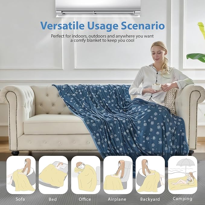 OIGAE Cooling Blanket for Hot Sleepers - Image 5