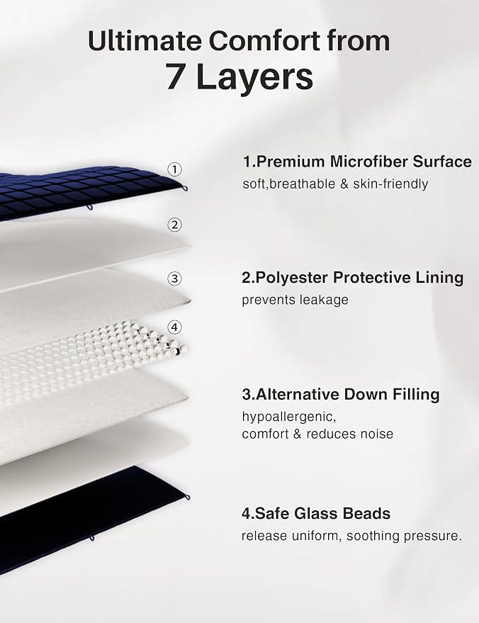Weighted Idea Weighted Blanket for Adults Cooling Breathable Heavy Blanket - Image 3