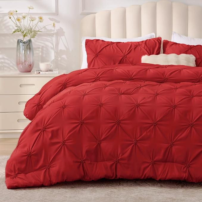 BEDELITE Red King Size Comforter Set by BEDELITE