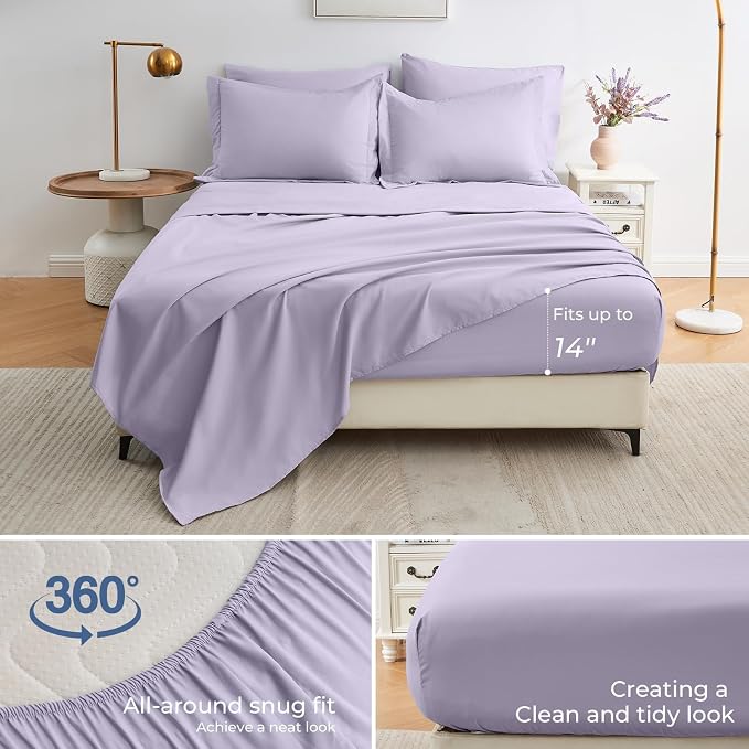 Sasttie Twin Comforter Set, 5 Pieces Bed in a Bag Twin, Complete Bedding Set - Image 4