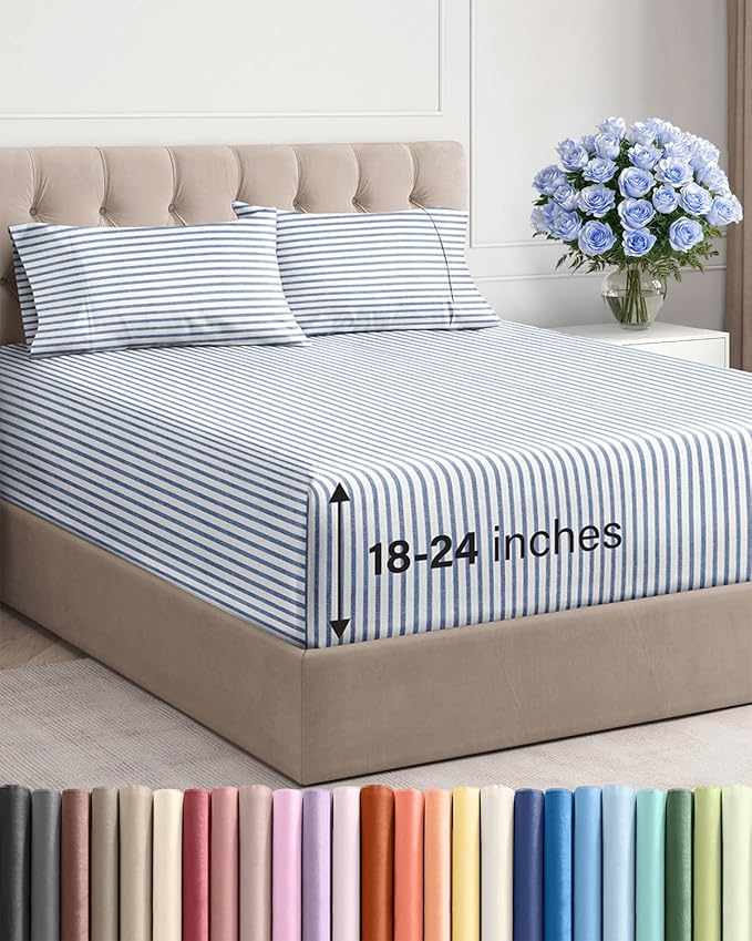 Extra Deep Twin Sheet Set by CGKUnlimited