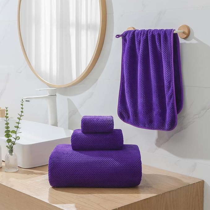YTYC 29x59 Inch Bath Towels Set of 6 Large, Super Soft Lint Free Lightweight - Image 4