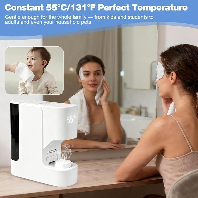 Hot Towel Dispenser, Mini Hot Towel Warmer - Image 5