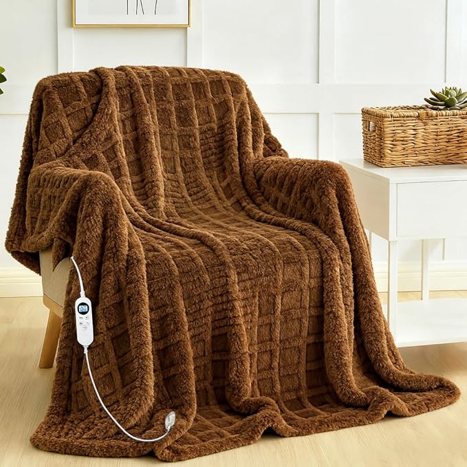 Eastsora Heated Blanket Electric, Waffle Heating Blanket by Eastsora-ElevatedWarmth