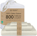 Threadmill Sheets for Twin Mattress | 800 Thread Count Twin Bed Sheets Set by ThreadmillHomeLinen