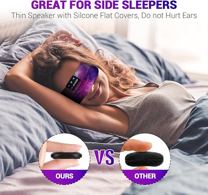 LC-dolida Sleep Headphones Bluetooth Headband Sleeping Wireless Headband - Image 2