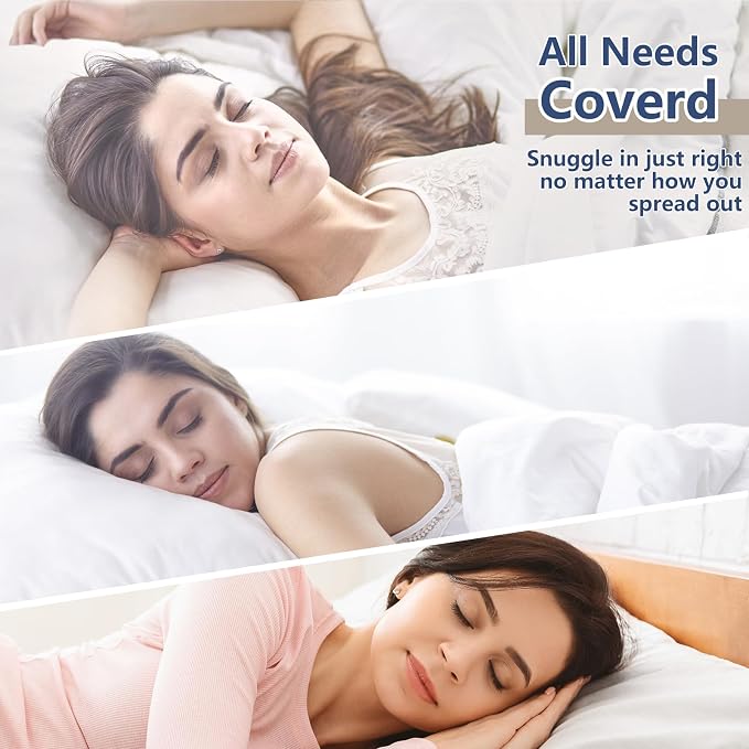 CozyLux Pillows Standard Size Set of 2, Soft Supportive 3D Down Alternative Bed - Image 7